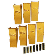 BDI Wear Parts 23 230 Series 230S Bucket Teeth Replacement Teeth for Bobcat Bucket Tooth with 23FP Flex Pin for Hensley Excavator - 7PK