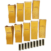 BDI Wear Parts 23 230 Series 230S Bucket Teeth Replacement Teeth for Bobcat Bucket Tooth with 23FP Flex Pin for Hensley Excavator - 9PK