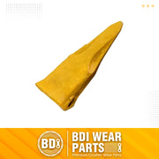 BDI Wear Parts Claw Twin Bucket Teeth 230T Bucket Teeth with 23FP Flexpin Forged BDI Tooth 230 Series Teeth - 1 Pack