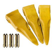 BDI Wear Parts Claw Twin Bucket Teeth 230T Bucket Teeth with 23FP Flexpins Forged BDI Tooth 230 Series Teeth - 3 Pack