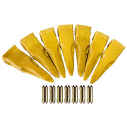 BDI Wear Parts Claw Twin Bucket Teeth 230T Bucket Teeth with 23FP Flexpins Forged BDI Tooth 230 Series Teeth - 7 Pack