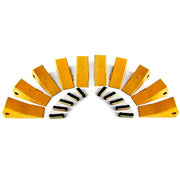BDI Wear Parts 23 230 Series Skid Steer Bucket Digging Teeth/Tooth with TF23P Flex Pins - 10 Pack