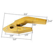 2 Pack 2740W23 H&L Weld On Adapter for 23 230 Bucket Teeth, Backhoes w/ 0.86