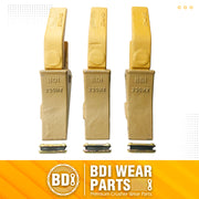 BDI Wear Parts 2740W23 Bucket Tooth Seat Adapter + 23 230 Bucket Teeth and TF23P Flex Pins - 3 Set