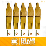 BDI Wear Parts Assembly Bucket Teeth 1U3252 / Adapter 6Y3254 / Pins for Caterpillars J250-5 Set