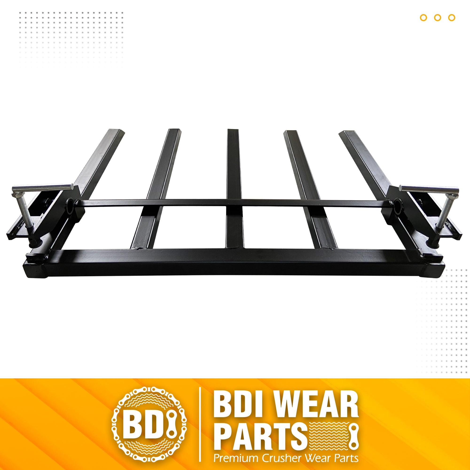 BDI Wear Parts Debris Forks to 48" Bucket, Clamp on Pallet Forks 2500 lbs Loading Capacity, 21" Length Heavy Duty Clamp-On Pallet Fork for Loader Skidsteer Tractor Attachments