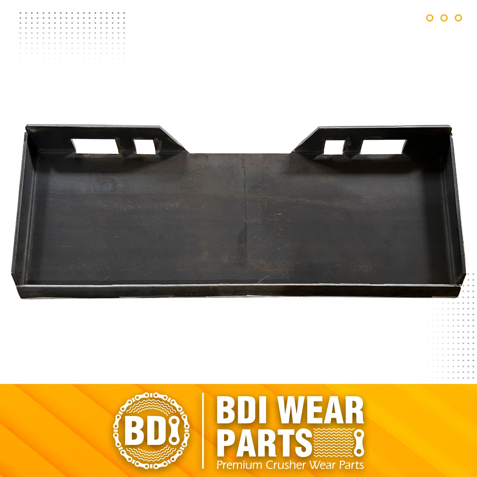 BDI Wear Parts 1/2" Skid Steer Mount Plate, Universal Heavy Duty Quick Attach Plate Mount Loader Compatible with Bobcat Kubota and Kubota Tractors (1/2")