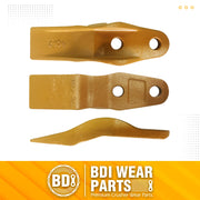 BDI Wear Parts 132-4720 1324720 Bucket Teeth for Caterpillar Aftermarket Teeth fit Skidsteer CAT Loaders Excavators - 3pk