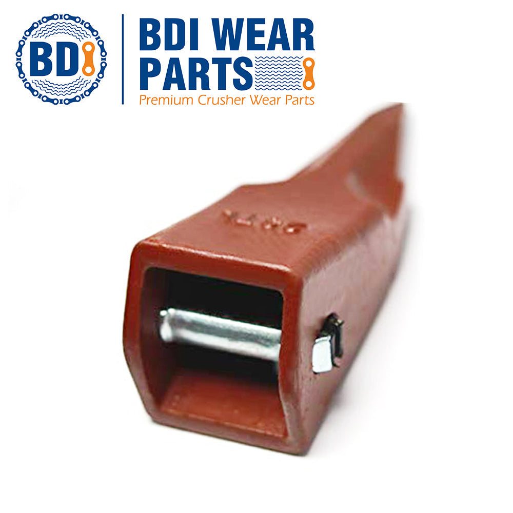 BDI Wear Parts 1 Pack 23TL Tiger Style Bucket Digging Teeth/Bucket Tooth 23FP Flex Pins for 2740-23 Adapters