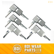 BDI wear parts 6693241-10 Ignition Key Compatible with Bobcat Skid-Steer Loader S530 S550 S570 S650 S590 S630 S750 S770 S850 A220 A300 T110 T140 T180 T190 T200 T250 T300 T320 T450 T550 T590