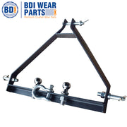 BDI Wear Parts Trailer Hitch Category 1 Tractor Tow Drawbar Adapter Compatible Heavy Duty Side Lift Pins