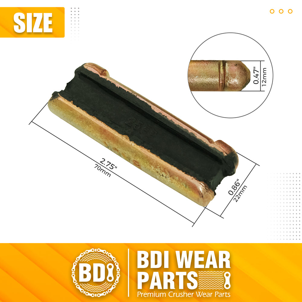 25FP Flexpins For 25 250 Series Bucket Teeth, Flex Pin T25P, L32090 - 5PCS