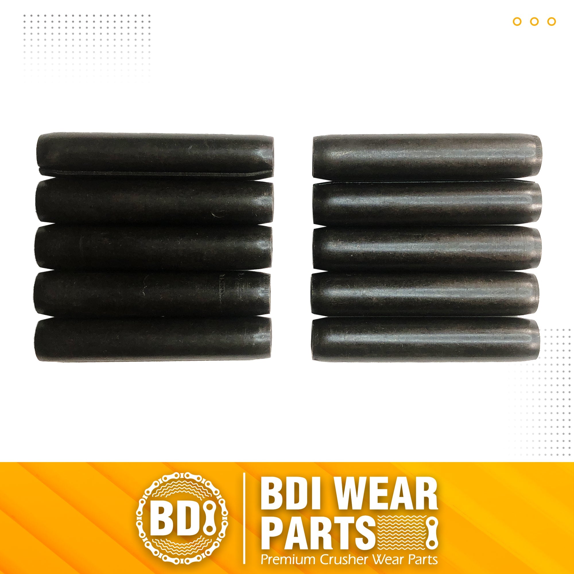 BDI Wear Parts Bucket Teeth P156 Roll Pins Compatible with Backhoe/Skid/Hensley X156 X156S X156L X156T X156TWL Tooth 10 Packs