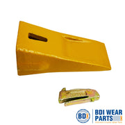 BDI Wear Parts 1 Pack X290 Hensley Style Sharp Bucket Teeth with K290S Pins for Mini Excavator (1, 1 Pack)