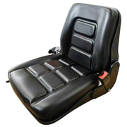 BDI Wear Parts Universal Forklift Seat, Tractor Seat w/Adjustable Angle Back, Micro Switch and Slide, for Tractor, Mower, Skid Loader, Telehandler, Backhoe, Excavator Dozer