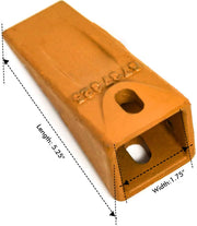 6737325 3 Pack Bobcat Style Dirt Digging Bucket Teeth/Tooth & 3 Pack 6737326 FlexPins