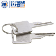 BDI wear-Resistant Parts 6693241 Ignition Key Compatible with Bobcat Skid Steer Loader S530 S550 S570 S650 S590 S630 S750 S770 S850 A220 A300 T110 T140 T180 T190 T200 T250 T300 T320 T450 T550 T590