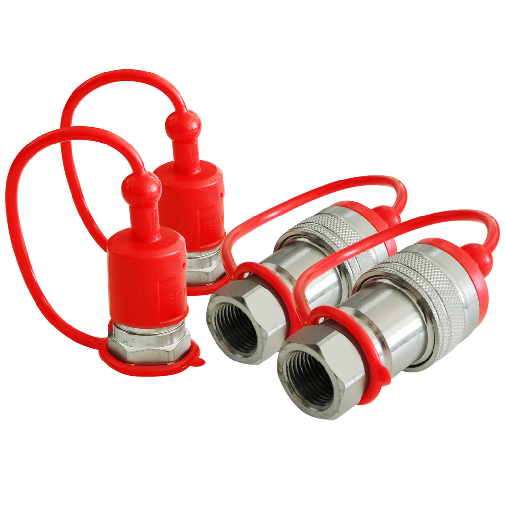 BDI Wear Parts 1/2" Ag Hydraulic ISO 5675 Quick Connect Tractor Couple