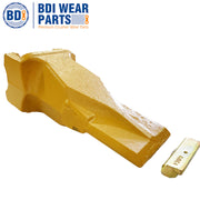 BDI Wear Parts V39SYL 1/2/5 Pack Bucket Teeth Esco Style Plus V39PN Flex Pins Dirt Bucket Teeth Fits Mini Excavator (1 Pack)