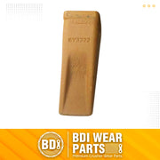 6Y3222 Caterpillar Bucket Teeth with Pins and Retainer Clips, CAT Style 6Y-3222 Long Tip J225 Replacement Dirt Tooth for Excavator - 1PK