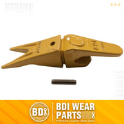BDI Wear Parts Assembly 230X156 Backhoe Shank / X156WTL Bucket Teeth / P156 Roll Pin Bobcat Skid Steer Caterpillar Style for Mini Excavator - 1 Set