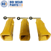 BDI Wear Parts 1U3352RC CAT Caterpillar Style J350 General Purpose Rock Chisel 3 Pack with Pins and Retainers