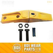 BDI Wear Parts 6737322Y, Assembly Bobcat Style Bucket Teeth 6737325 / Adapter 6737324 / Flex Pin 6737326/ Bolt and Nut (1 Set)