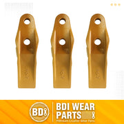 BDI Wear Parts 132-4720 1324720 Bucket Teeth for Caterpillar Aftermarket Teeth fit Skidsteer CAT Loaders Excavators - 3pk