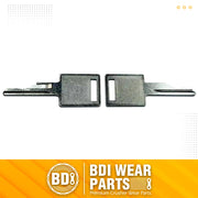 BDI wear parts 6693241-2 Ignition Key Compatible with Bobcat Skid-Steer Loader S530 S550 S570 S650 S590 S630 S750 S770 S850 A220 A300 T110 T140 T180 T190 T200 T250 T300 T320 T450 T550 T590