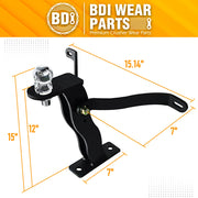 BDI Wear Parts Awesome Lawn Mower Trailer Towing Hitch Garden Tractor Pro Hitch Receiver Craftsman Riding Mowers