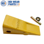 BDI Wear Parts 1U3202 1 Pack Caterpillar Style General Purpose Dirt Excavator Bucket Teeth Long Tip with Pins and Retainers
