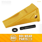 BDI Wear Parts 5 Pack Bucket Teeth 1U3352 Pins 8E6358 8E6359 Fits for Tractor Bucket Teeth Pins Retailers Excavator Caterpillar
