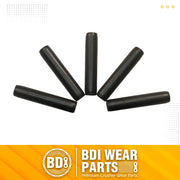 BDI Wear Parts Bucket Teeth P156 Roll Pins Compatible with Backhoe/Skid/Hensley X156 X156S X156L X156T X156TWL Tooth 5 Packs