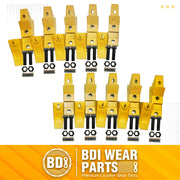 BDI wear Parts 6737322Y Assembly Bobcat Style 6767325 Bucket Teeth/ 6737324 Adapter/ 6737326 Felx Pin/Bolt and Nut (10)
