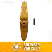 BDI Wear Parts Assembly 230X156 Backhoe Shank / X156T Bucket Teeth / P156 Flex Pin Bobcat Skid Steer Caterpillar Style for Mini Excavator - 1 Set