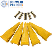 BDI Wear Parts 23 230 Series 230T Bucket Teeth Replacement Teeth for Bobcat Bucket Tooth with 23p Flex Pin for Hensley Excavator - 10 Pack