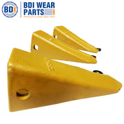 BDI Wear Parts 1U3302RC J300 Style Rock Chisel Bucket Teeth with Pins and Retainers for CAT- 10 Pack
