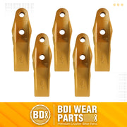 BDI Wear Parts 132-4720 1324720 Bucket Teeth for Caterpillar Aftermarket Teeth fit Skidsteer CAT Loaders Excavators - 5pk