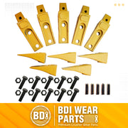 BDI wear Parts 6737322Y Assembly Bobcat Style Bucket Teeth/Adapter/Felx Pin/Bolt and Nut (5)