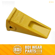 BDI Wear Parts 1 Pack Forged Caterpillar J350 Style Bucket Dirt Teeth w/Pins 8E6358 & 8E6359 Retainers - 1U3352 (1)
