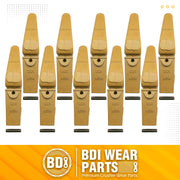 P156 Flex Pin included in the BDI Wear Parts Assembly Adapter set, designed for secure attachment to Bobcat Skid Steer and Caterpillar Hensley Style Mini Excavator.
