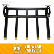 BDI wear parts debris forks 48'' & 2500 lbs clamp pallet forks