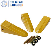 BDI Wear Parts 1U3302RC J300 Style Rock Chisel Bucket Teeth with Pins and Retainers for CAT- 10 Pack