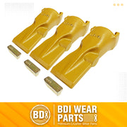 BDI Wear Parts V23SYL 23SYL V23 V Style Bucket Digging Teeth Tooth W/ V23PN Flex Pins -3PK