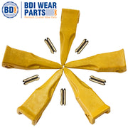 BDI Wear Parts 23 230 Series 230T Bucket Teeth Replacement Teeth for Bobcat Bucket Tooth with 23p Flex Pin for Hensley Excavator - 10 Pack