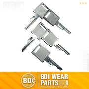 BDI wear parts 6693241-5 Ignition Key Compatible with Bobcat Skid-Steer Loader S530 S550 S570 S650 S590 S630 S750 S770 S850 A220 A300 T110 T140 T180 T190 T200 T250 T300 T320 T450 T550 T590