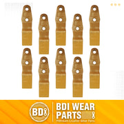 BDI Wear Parts 132-4720 1324720 Bucket Teeth for Caterpillar Aftermarket Teeth fit Skidsteer CAT Loaders Excavators - 10pk