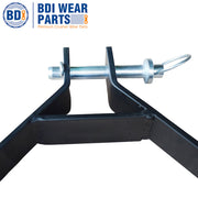 BDI Wear Parts Trailer Hitch Category 1 Tractor Tow Drawbar Adapter Compatible Heavy Duty Side Lift Pins