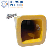 BDI Wear Parts 1U3202 1 Pack Caterpillar Style General Purpose Dirt Excavator Bucket Teeth Long Tip with Pins and Retainers