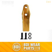BDI Wear Parts 132-4720 1324720 Bucket Teeth for Caterpillar Aftermarket Teeth fit Skidsteer CAT Loaders Excavators w/Bolts and Nuts - 1PK